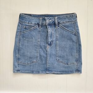 American eagle denim mini skirt